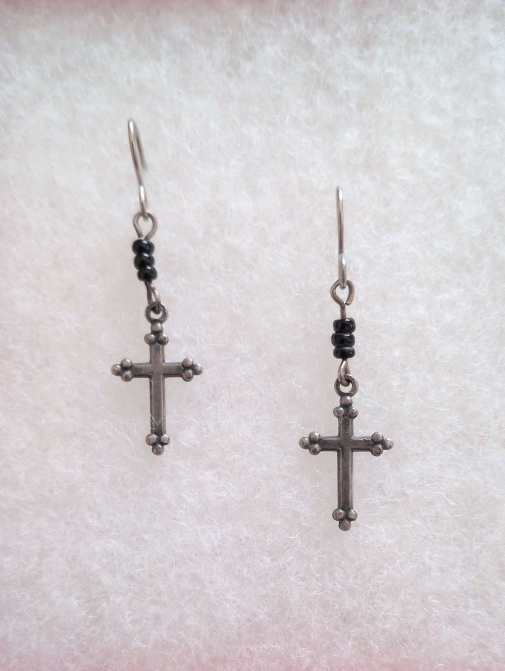 Cross Dangle Earrings